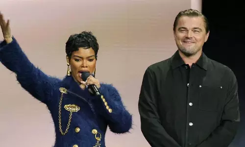 Teyana Taylor ने लियोनार्डो डिकैप्रियो के साथ काम करने के बारे में खुलकर बात की Teyana Taylor ने लियोनार्डो डिकैप्रियो के साथ काम करने के बारे में खुलकर बात की