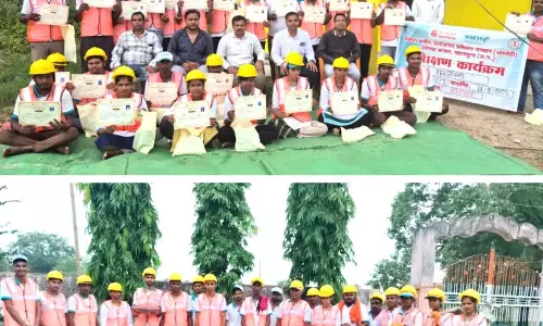 अब आवास योद्धा बनेंगे राजमिस्त्री प्रशिक्षणार्थी