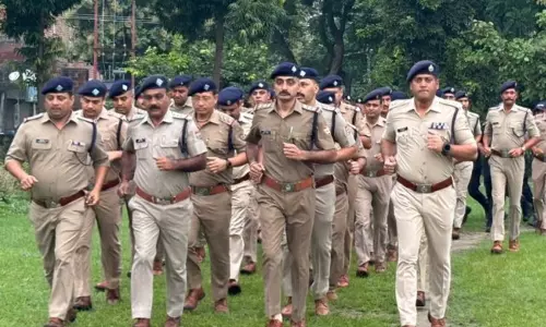 Haridwar: एसएसपी ने परेड में लिया फिटनेस का जायजा