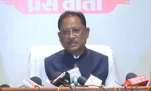 CM साय ने रायपुर में प्रेस कॉन्फ्रेंस की, GST पर मिली राहत की जानकारी दी
