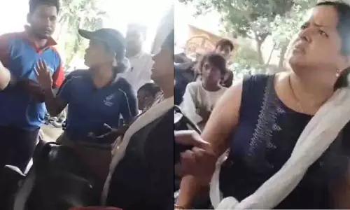 Lucknow: महिला ने मामूली दुर्घटना पर पिज्जा डिलीवरी करने वाले को थप्पड़ मारा