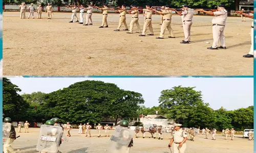 एसपी रजनेश सिंह ने बिलासपुर पुलिस लाइन का किया औचक निरीक्षण एसपी रजनेश सिंह ने बिलासपुर पुलिस लाइन का किया औचक निरीक्षण