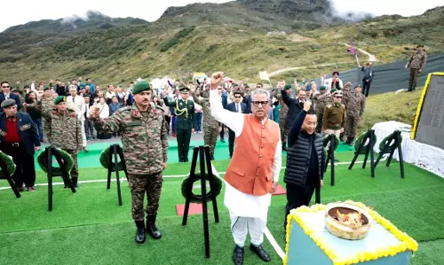 Sikkim :  शेराथांग युद्ध स्मारक पर 59वां नाथू ला विजय दिवस मनाया गया