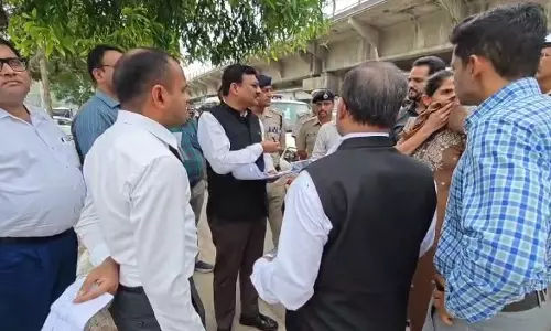 Haridwar: मुख्य सचिव ने कुंभ मेला क्षेत्र का किया निरीक्षण