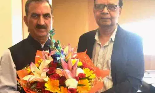 CM Sukhu ने पनगढ़िया से पहाड़ी राज्यों के लिए अलग आपदा जोखिम सूचकांक बनाने का आग्रह किया
