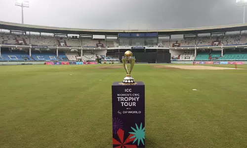डीपी वर्ल्ड के साथ ICC महिला क्रिकेट विश्व कप 2025 ट्रॉफी का विशाखापत्तनम दौरा पूरा हुआ