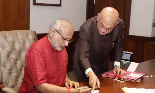 उपराष्ट्रपति CP राधाकृष्णन ने राज्यसभा के सभापति का पदभार संभाला