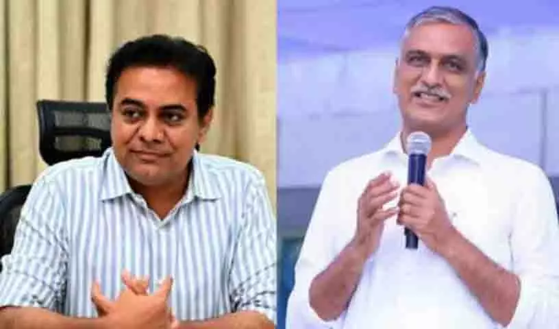 KTR, हरीश राव ने खम्मम में यूरिया की कमी पर रिपोर्टिंग करने वाले पत्रकार के खिलाफ मामले की निंदा की KTR, हरीश राव ने खम्मम में यूरिया की कमी पर रिपोर्टिंग करने वाले पत्रकार के खिलाफ मामले की निंदा की