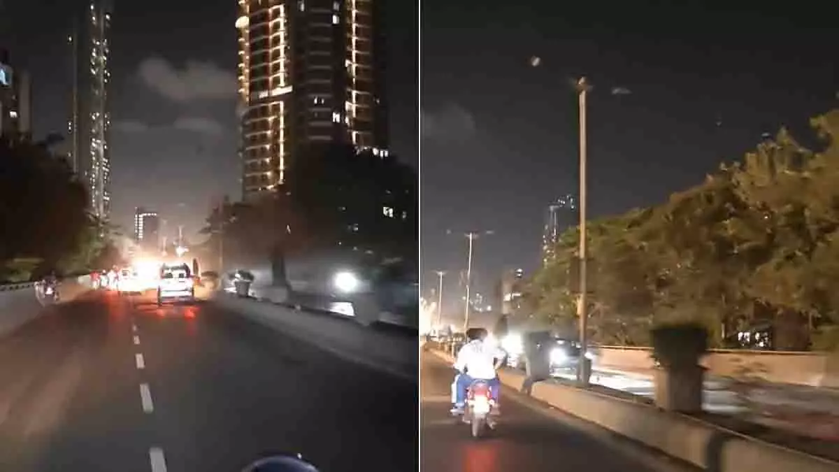 नेटिजन ने बताया लालबाग फ्लाईओवर का हाल, BMC ने तुरंत लिया संज्ञान नेटिजन ने बताया लालबाग फ्लाईओवर का हाल, BMC ने तुरंत लिया संज्ञान