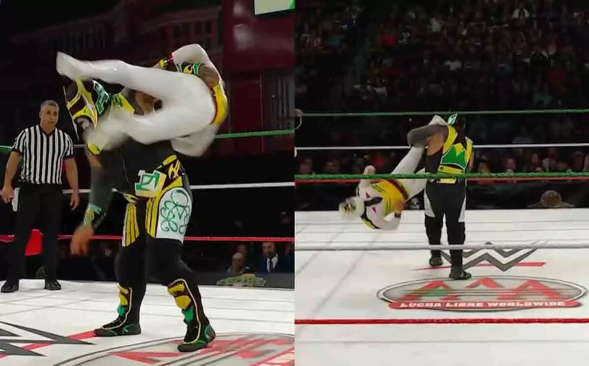 मस्कारीटा साग्रादा ने Lucha Libre में धमाकेदार प्रदर्शन किया मस्कारीटा साग्रादा ने Lucha Libre में धमाकेदार प्रदर्शन किया