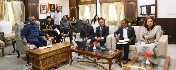 Sikkim की उच्च जोखिम वाली हिमनद झीलों के हालिया अध्ययन पर राज्यपाल को जानकारी दी Sikkim की उच्च जोखिम वाली हिमनद झीलों के हालिया अध्ययन पर राज्यपाल को जानकारी दी