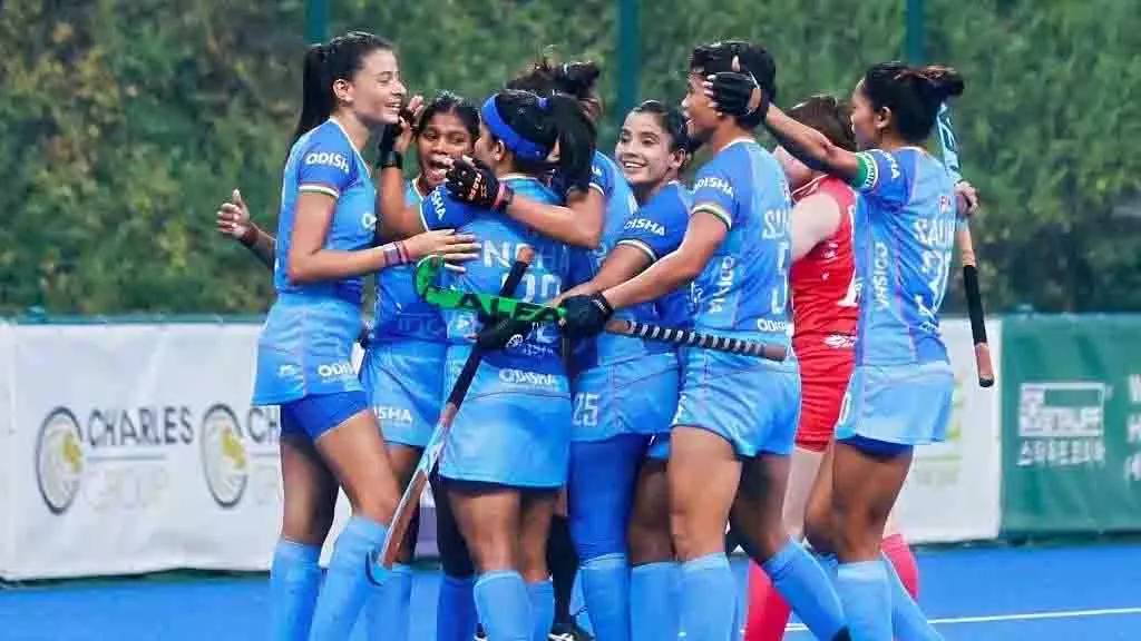 भारतीय महिला हॉकी टीम ने Asia Cup के फाइनल में जगह बनाई भारतीय महिला हॉकी टीम ने Asia Cup के फाइनल में जगह बनाई