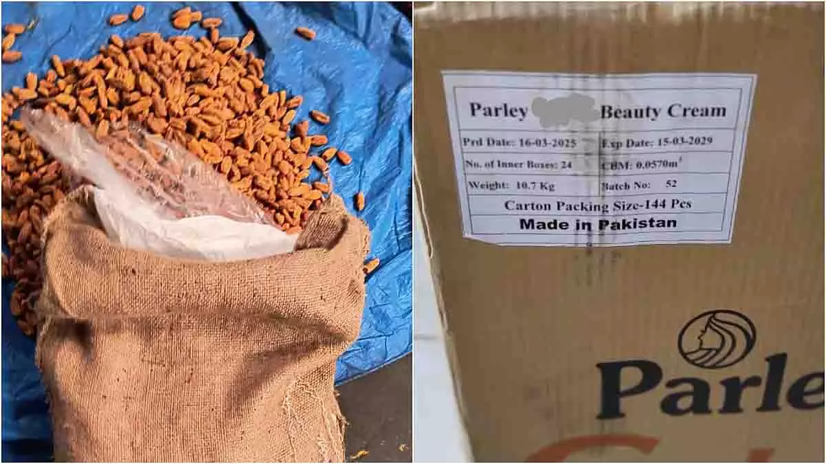 DRI मुंबई ने 12 करोड़ के पाकिस्तानी सामान से भरे 28 कंटेनर जब्त किए DRI मुंबई ने 12 करोड़ के पाकिस्तानी सामान से भरे 28 कंटेनर जब्त किए