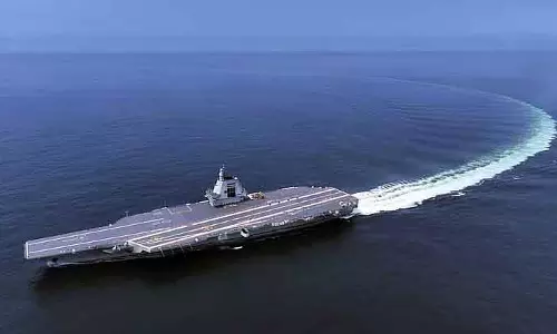 China का नया विमानवाहक पोत पहली बार ताइवान जलडमरूमध्य से गुज़रा