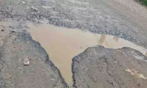 Bengaluru: गड्ढे में दिखी देशभक्ति, वायरल फोटो पर सोशल मीडिया में हलचल Bengaluru: गड्ढे में दिखी देशभक्ति, वायरल फोटो पर सोशल मीडिया में हलचल