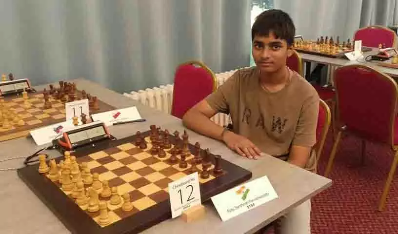 Ajay Santosh ने 15 साल की उम्र में अंतरराष्ट्रीय मास्टर शतरंज का खिताब जीता Ajay Santosh ने 15 साल की उम्र में अंतरराष्ट्रीय मास्टर शतरंज का खिताब जीता