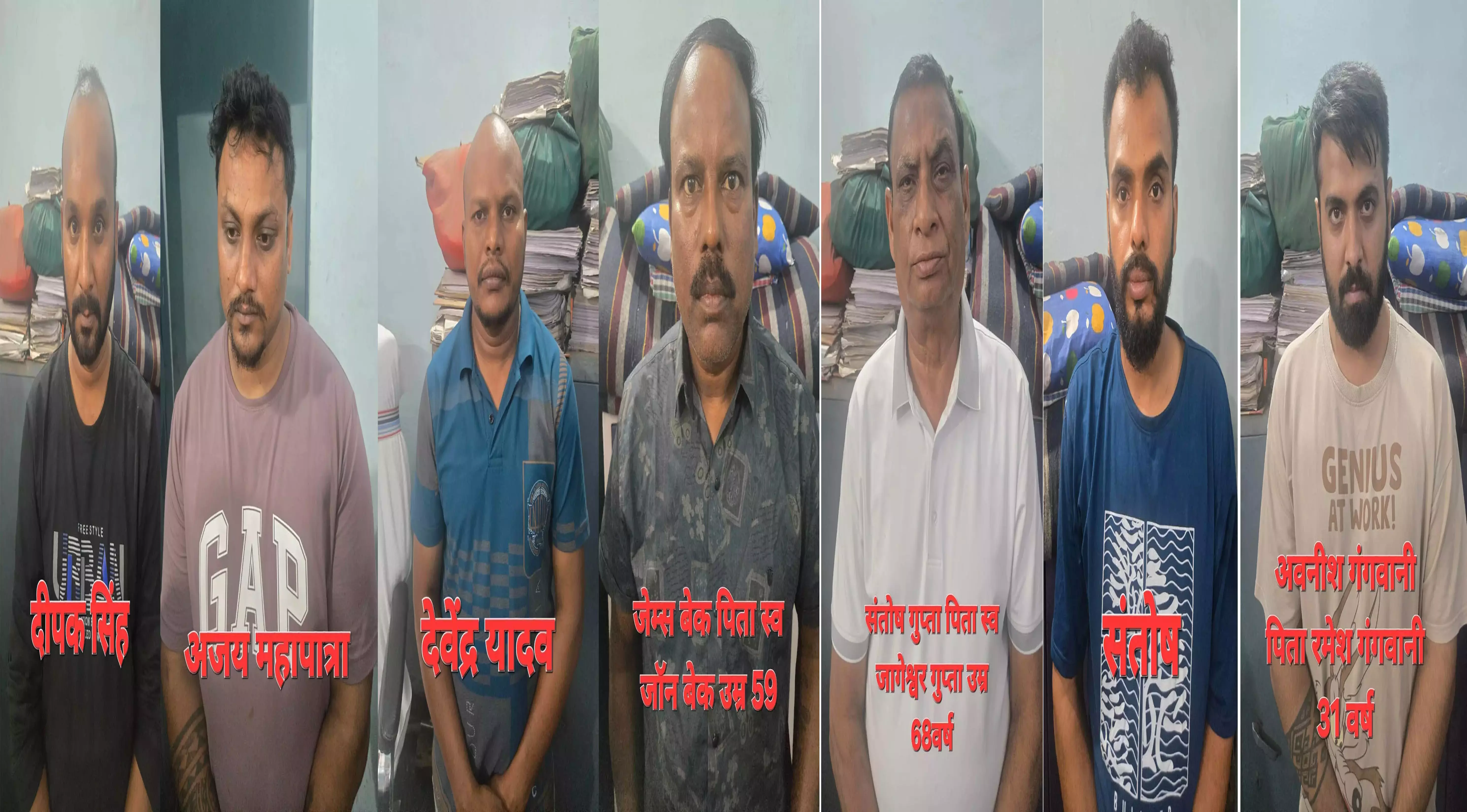 रायपुर में न्यूड पार्टी के आयोजक सहित 7 आरोपी गिरफ्तार, कोर्ट ने भेजा जेल रायपुर में न्यूड पार्टी के आयोजक सहित 7 आरोपी गिरफ्तार, कोर्ट ने भेजा जेल