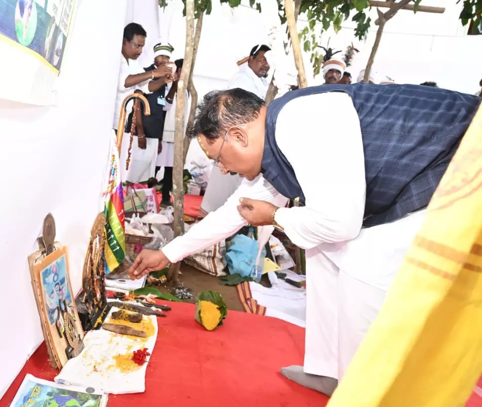 नरहरपुर में “ठाकुर जोहारनी” कार्यक्रम में शामिल हुए मुख्यमंत्री विष्णुदेव साय नरहरपुर में “ठाकुर जोहारनी” कार्यक्रम में शामिल हुए मुख्यमंत्री विष्णुदेव साय