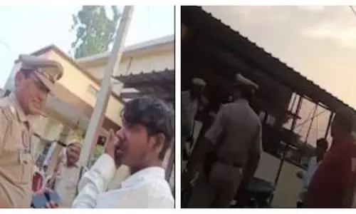 सब इंस्पेक्टर ने पीड़ित युवक को मारा तमाचा, सस्पेंड