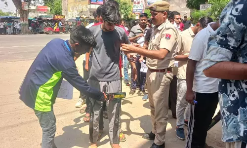 Bikaner: कड़ी सुरक्षा में सम्पन्न हुई कांस्टेबल भर्ती परीक्षा Bikaner: कड़ी सुरक्षा में सम्पन्न हुई कांस्टेबल भर्ती परीक्षा