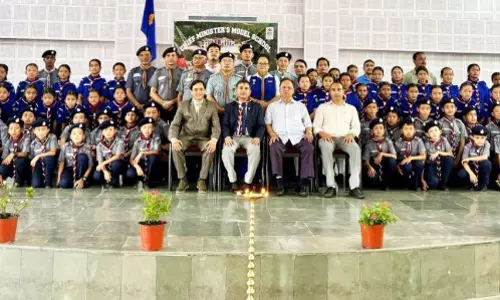 Sikkim :  मुख्यमंत्री मॉडल स्कूल में स्काउट एवं गाइड अलंकरण समारोह