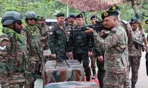 Meghalaya: 14 दिवसीय भारत-थाईलैंड संयुक्त सैन्य अभ्यास समाप्त Meghalaya: 14 दिवसीय भारत-थाईलैंड संयुक्त सैन्य अभ्यास समाप्त