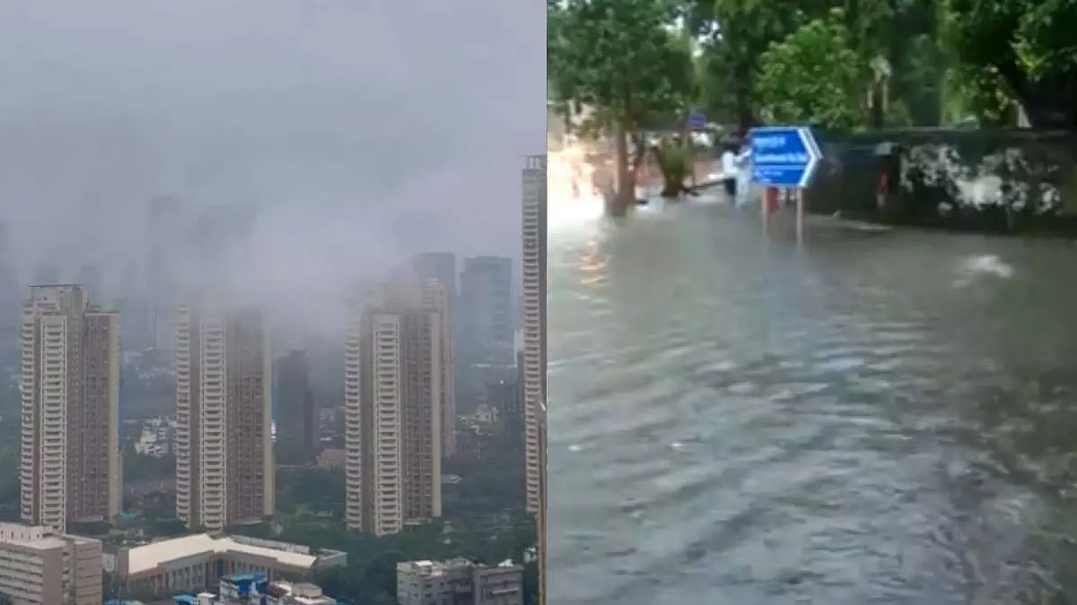 IMD ने अगले कुछ घंटों के लिए रेड अलर्ट जारी किया, बांद्रा, सायन, दादर और अंधेरी में जलभराव IMD ने अगले कुछ घंटों के लिए रेड अलर्ट जारी किया, बांद्रा, सायन, दादर और अंधेरी में जलभराव