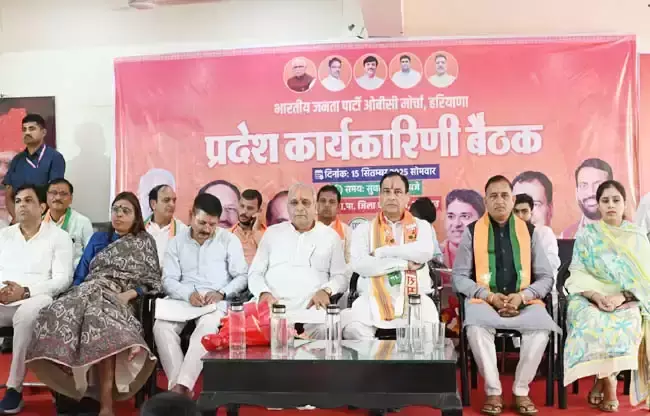 Sonipat: भाजपा ओबीसी मोर्चा बैठक में रणनीति और मजबूती पर मंथन Sonipat: भाजपा ओबीसी मोर्चा बैठक में रणनीति और मजबूती पर मंथन