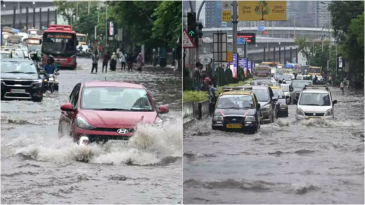 Mumbai : सांताक्रूज़ में सालभर की 120% बारिश दर्ज, अलर्ट जारी Mumbai : सांताक्रूज़ में सालभर की 120% बारिश दर्ज, अलर्ट जारी