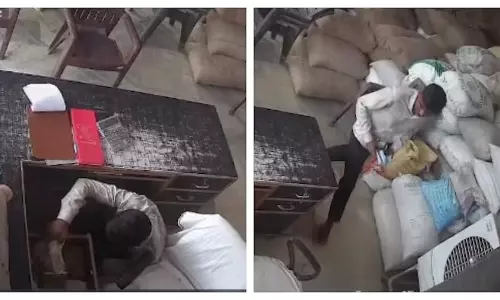 गल्ला व्यापारी के यहां 8 लाख की चोरी, वारदात CCTV में कैद