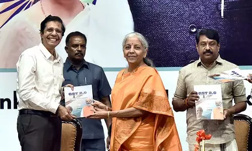 GST कटौती का लाभ लोगों तक पहुंचना चाहिए: केंद्रीय वित्त मंत्री निर्मला सीतारमण GST कटौती का लाभ लोगों तक पहुंचना चाहिए: केंद्रीय वित्त मंत्री निर्मला सीतारमण