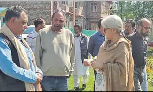 गुरेज़ में नशा विरोधी मार्च निकालता जीआर बेघ मेमोरियल फाउंडेशन