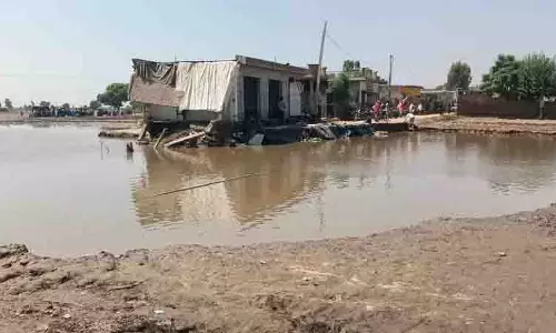 Fazilka में घटता पानी तबाही के निशान छोड़ गया
