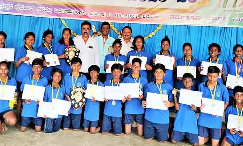 Karnataka :  एम.सी.हाल्ली सरकारी हाई स्कूल ने व्यापक पुरस्कार जीता
