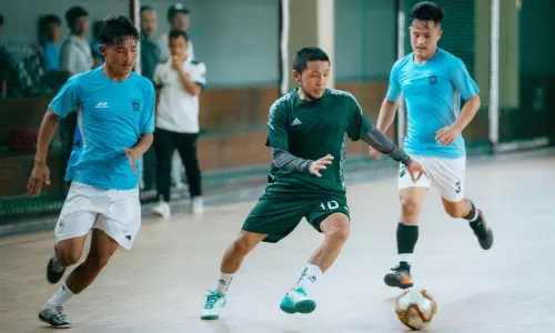 Sikkim : 42 गोलों के रोमांचक मुकाबले में इंटर-कॉलेज फुटसल टूर्नामेंट सेमीफाइनल में पहुंचा Sikkim : 42 गोलों के रोमांचक मुकाबले में इंटर-कॉलेज फुटसल टूर्नामेंट सेमीफाइनल में पहुंचा