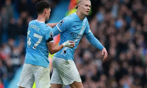 Manchester Derby: हालैंड के दोहरे गोल से सिटी डर्बी में विजयी, फोडेन की वापसी पर चमक