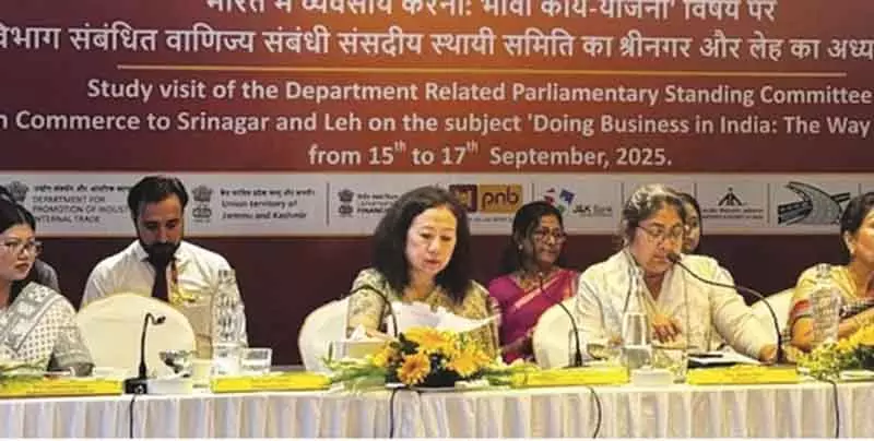जम्मू-कश्मीर में कारोबार सुगमता अब भी सपना: KCCI ने संसदीय समिति से कहा जम्मू-कश्मीर में कारोबार सुगमता अब भी सपना: KCCI ने संसदीय समिति से कहा