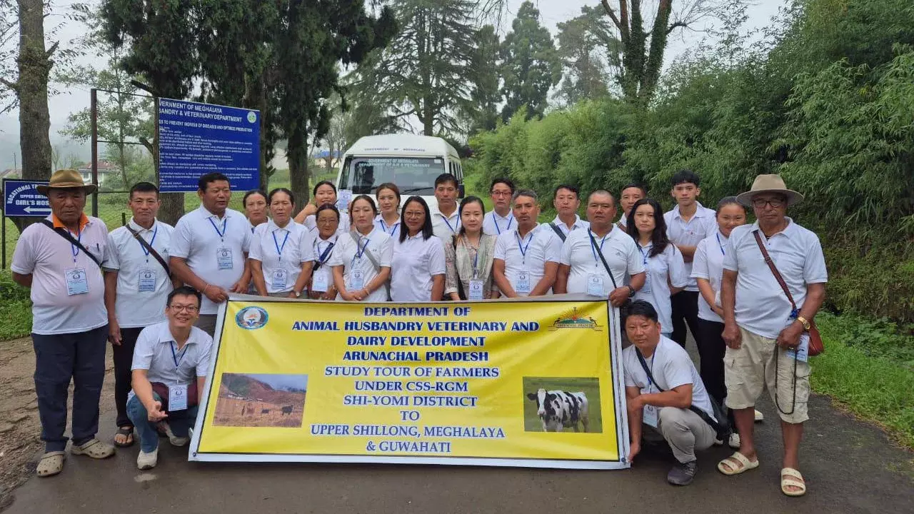 Arunachal: शि-योमी के 21 किसानों ने किया भ्रमण Arunachal: शि-योमी के 21 किसानों ने किया भ्रमण