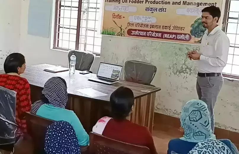 Gopeshwar: ग्रामीण महिलाओं को चारा प्रशिक्षण की सुविधा Gopeshwar: ग्रामीण महिलाओं को चारा प्रशिक्षण की सुविधा