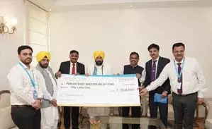 पंजाब बाढ़ संकट: भगवंत मान सरकार को पीडब्ल्यूडी, केनरा बैंक और थापर समूह से मिली आर्थिक मदद पंजाब बाढ़ संकट: भगवंत मान सरकार को पीडब्ल्यूडी, केनरा बैंक और थापर समूह से मिली आर्थिक मदद