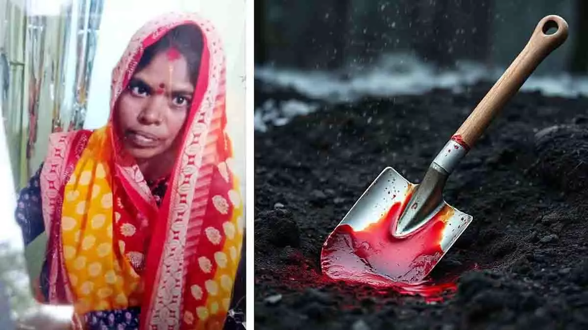 MP: मामूली बात पर दतिया में पति ने पत्नी को फावड़े से मारा MP: मामूली बात पर दतिया में पति ने पत्नी को फावड़े से मारा