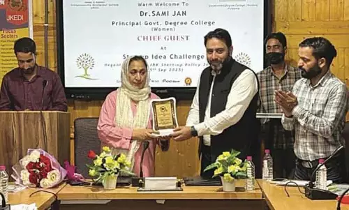 JKEDI ने जीडीसी महिला पुलवामा में स्टार्टअप आइडिया चैलेंज का आयोजन किया JKEDI ने जीडीसी महिला पुलवामा में स्टार्टअप आइडिया चैलेंज का आयोजन किया