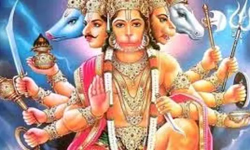 Panchmukhi Hanumat Kavacham: पंचमुखी हनुमान कवच, शत्रुओं का नाश, भय से मुक्ति और ग्रह दोषों से रक्षा का दिव्य मंत्र Panchmukhi Hanumat Kavacham: पंचमुखी हनुमान कवच, शत्रुओं का नाश, भय से मुक्ति और ग्रह दोषों से रक्षा का दिव्य मंत्र