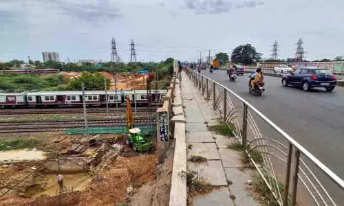 Chennai: पाडी आरओबी के पास इनर रिंग रोड पर भीड़भाड़ कम करने के लिए यू-टर्न सर्विस रोड