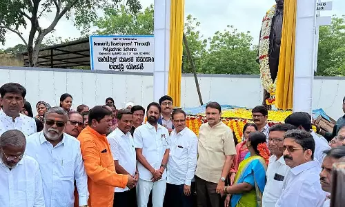 Raichur :  सर एम. विश्वेश्वरैया की प्रतिमा का अनावरण