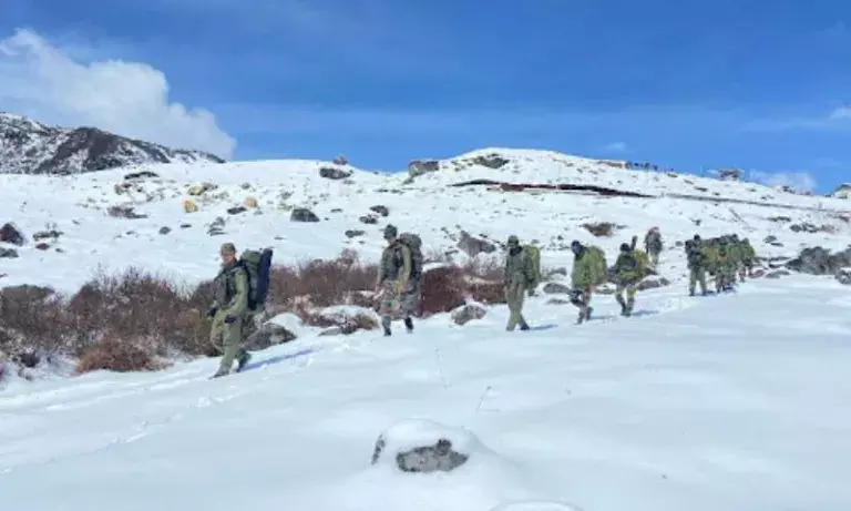 भारतीय सेना की त्रिशक्ति कोर ने सिक्किम में उच्च ऊंचाई वाले रूट मार्च को पूरा किया
