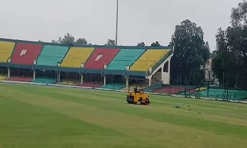 ऑस्ट्रेलिया ए और भारत ए के बीच वनडे सीरीज के लिए ग्रीन पार्क स्टेडियम में तैयारियां शुरू