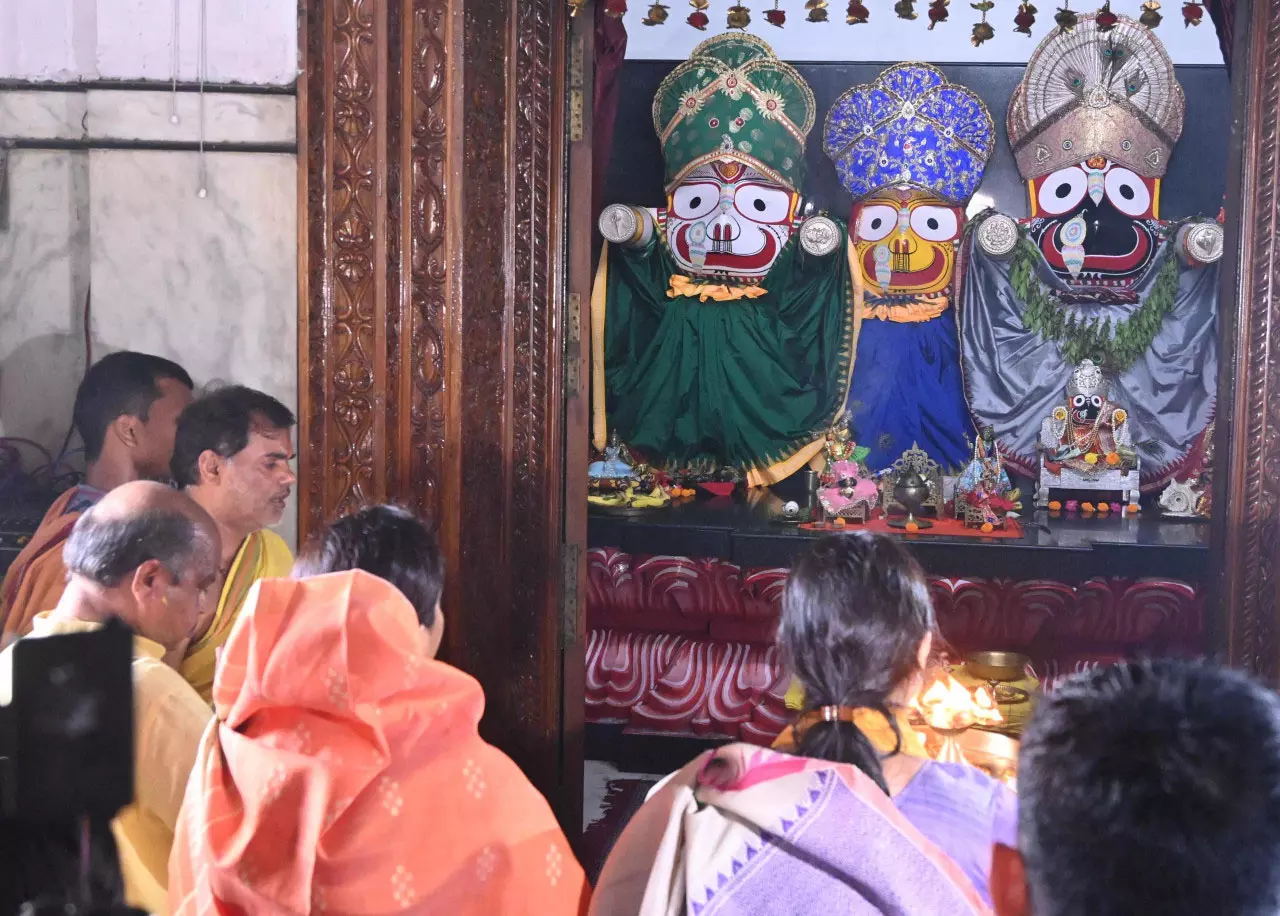 केंद्रीय मंत्री अन्नपूर्णा देवी ने रायपुर में भगवान जगन्नाथ का किया दर्शन केंद्रीय मंत्री अन्नपूर्णा देवी ने रायपुर में भगवान जगन्नाथ का किया दर्शन