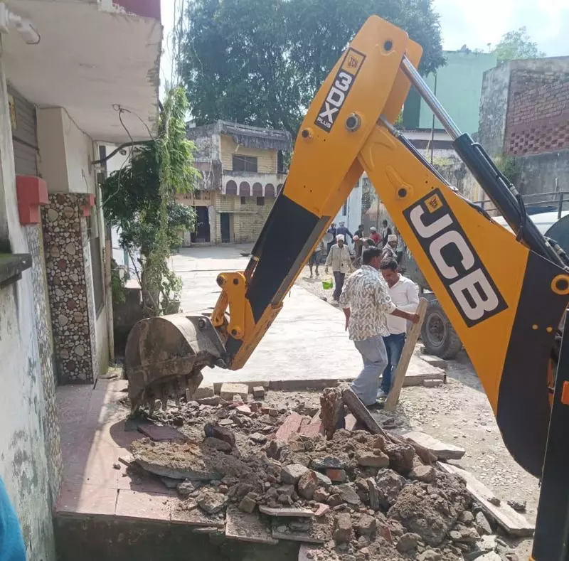 Haryana : यमुनानगर में अतिक्रमण हटाया गया Haryana : यमुनानगर में अतिक्रमण हटाया गया