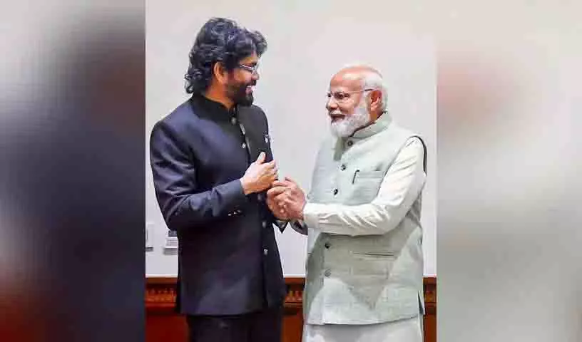 चिरंजीवी, नागार्जुन, विजय देवरकोंडा ने PM Modi को 75वें जन्मदिन की बधाई दी चिरंजीवी, नागार्जुन, विजय देवरकोंडा ने PM Modi को 75वें जन्मदिन की बधाई दी